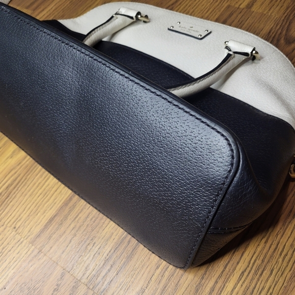 Kate spade Shoulder Bag Black and white Cow leather Purse - Picture 6 of 11